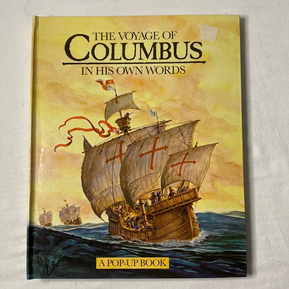 Vintage Sears The Voyage of Columbus‎ Pop-Up Book Kids 1991 First Edition EUC